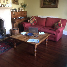 The Old Refectory Study with the rosewood stain.